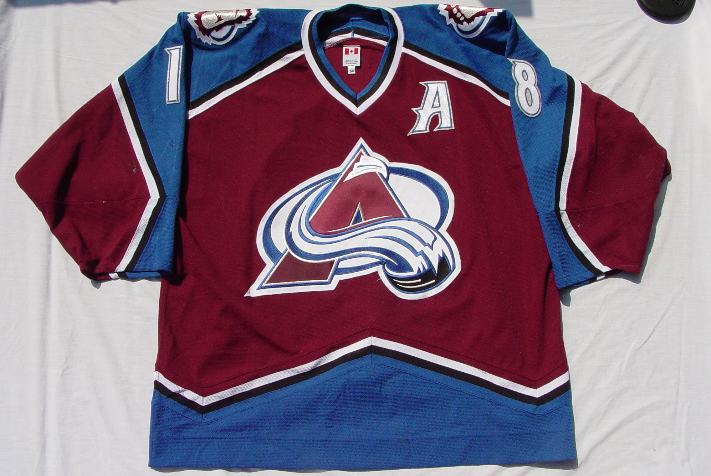 1998-99 Peter Forsberg Colorado Avalanche Game Worn Jersey (Photo-Matched,  MeiGray)