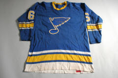 1998-99 Jeff Finley St. Louis Blues Game Worn Jersey